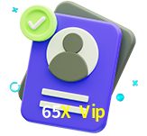 Tornar-se um membro do 65X Vip é muito simples